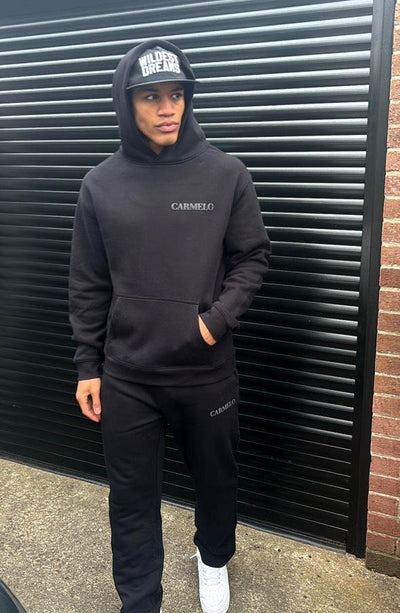 PUFF PRINT LOGO TRACKSUIT BLACK