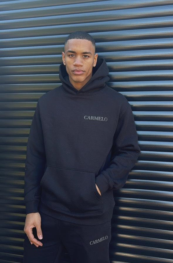 PUFF PRINT LOGO TRACKSUIT BLACK