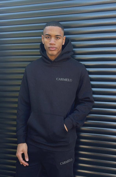 PUFF PRINT LOGO TRACKSUIT BLACK