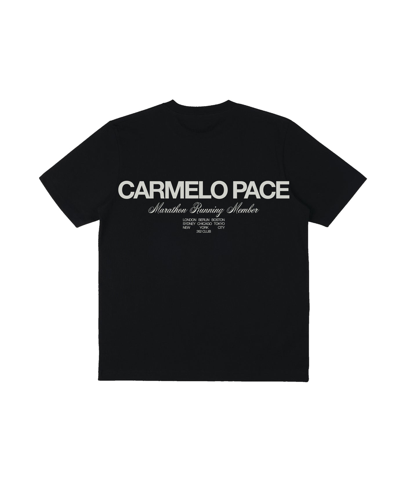 MARATHON TOUR T SHIRT BLACK