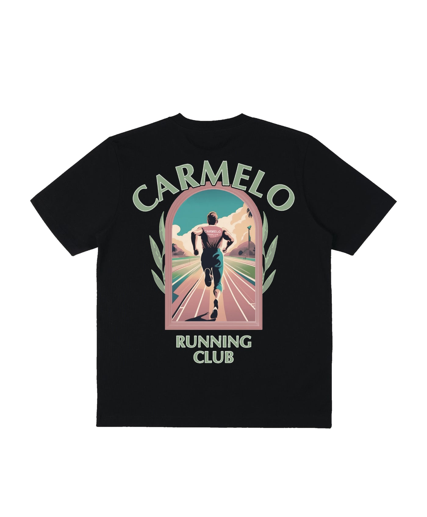 RUNNING CLUB TRACK T SHIRT BLACK