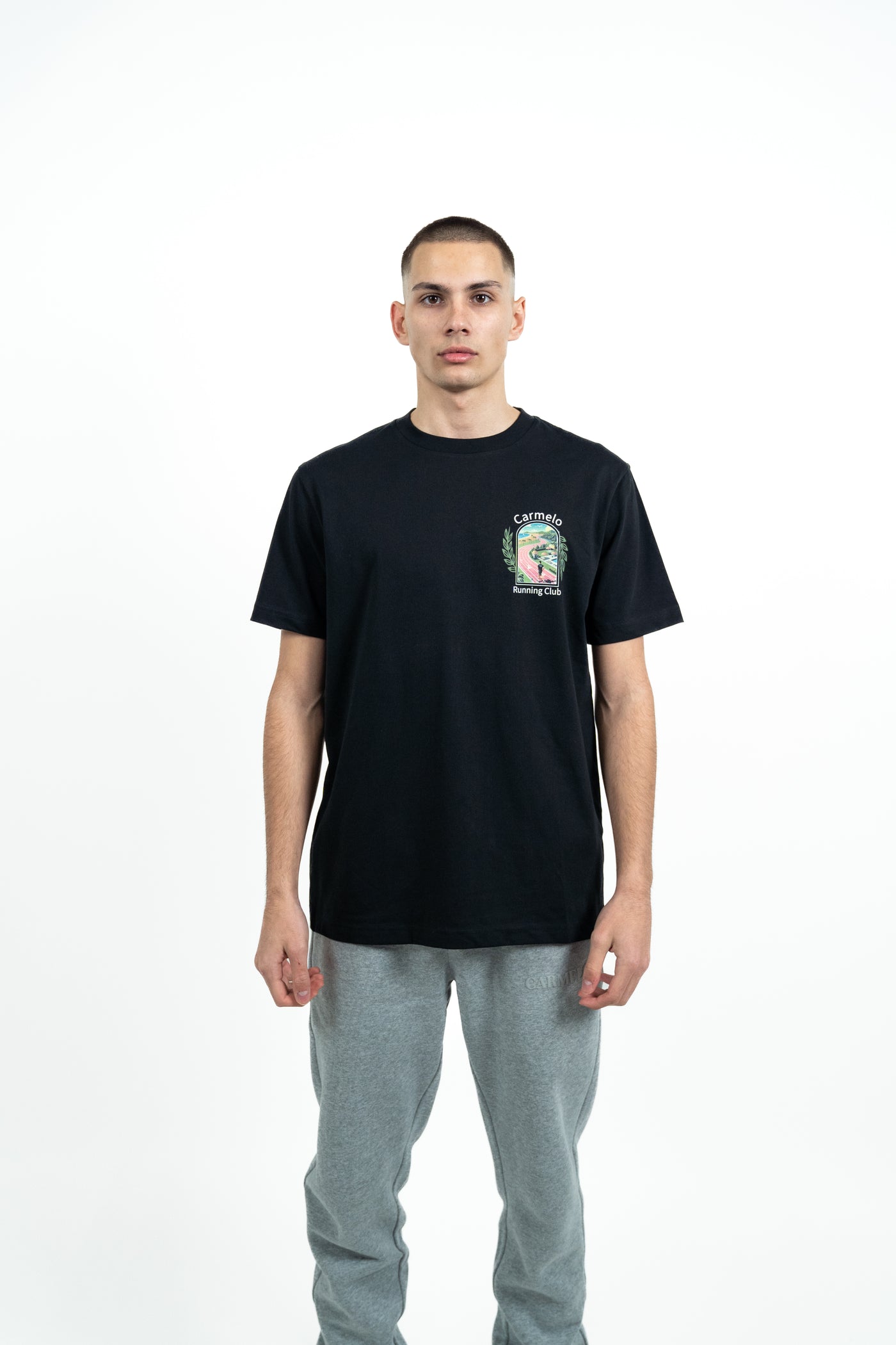 RUNNING CLUB T SHIRT BLACK