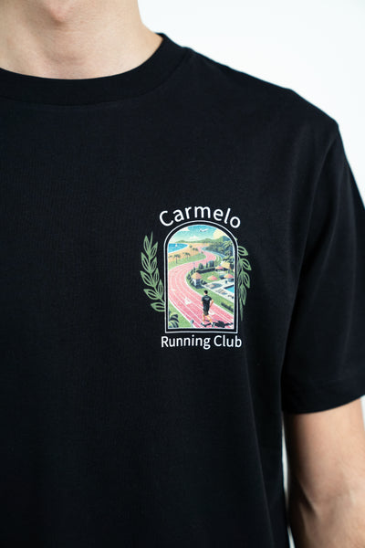 RUNNING CLUB T SHIRT BLACK