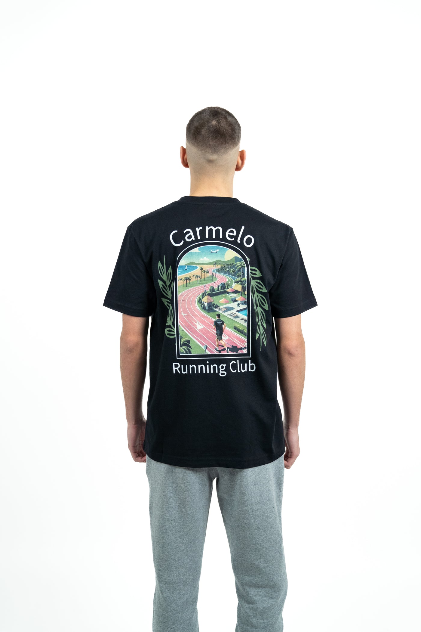 RUNNING CLUB T SHIRT BLACK