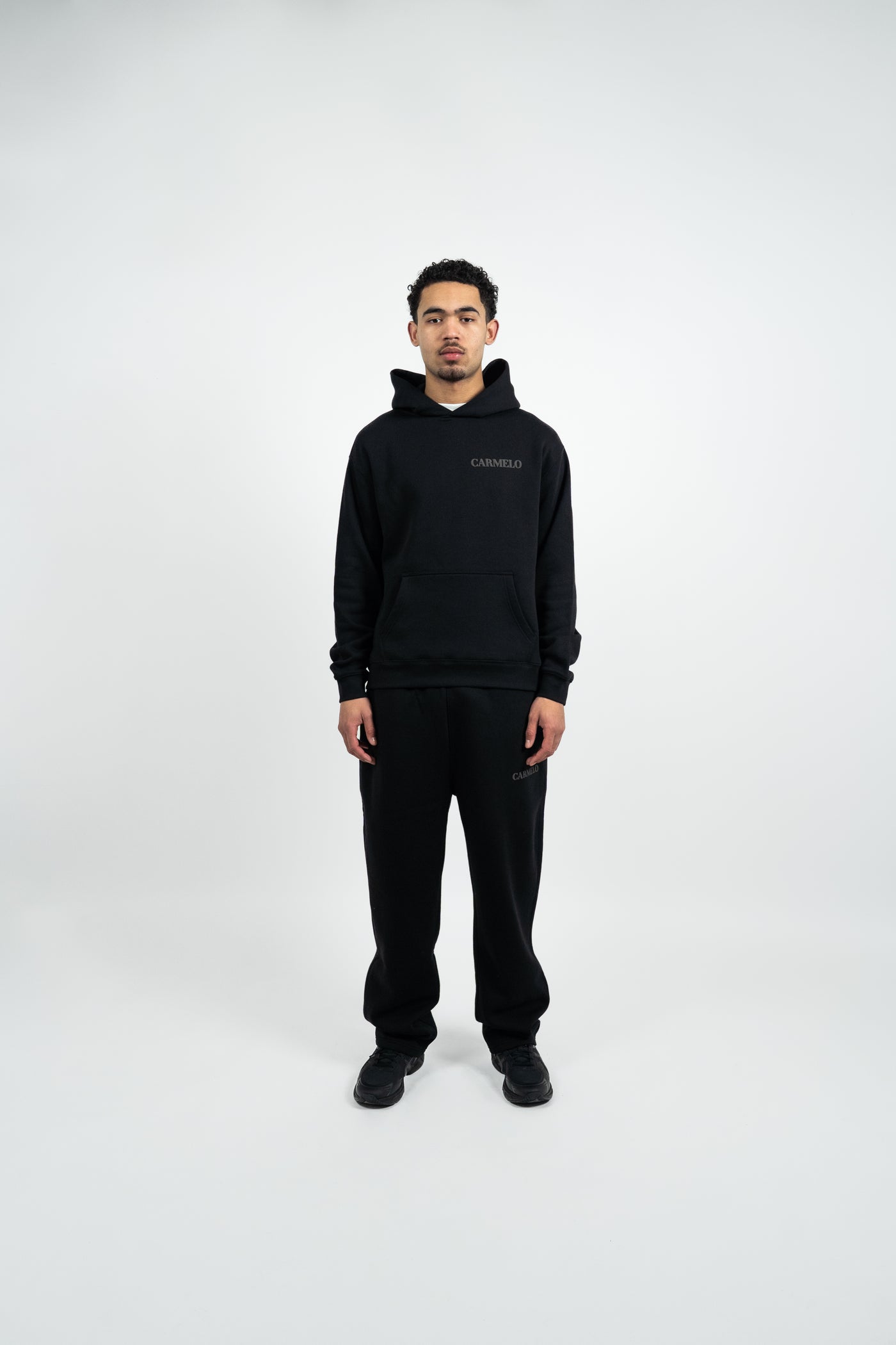 PUFF PRINT LOGO TRACKSUIT BLACK
