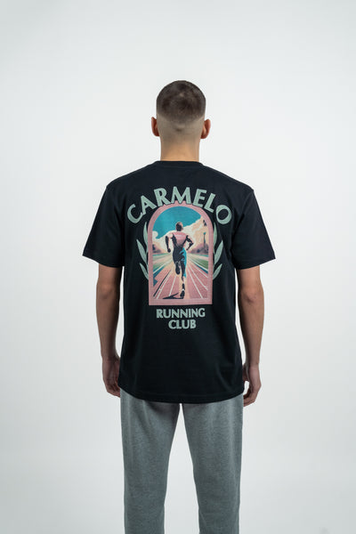 RUNNING CLUB TRACK T SHIRT BLACK