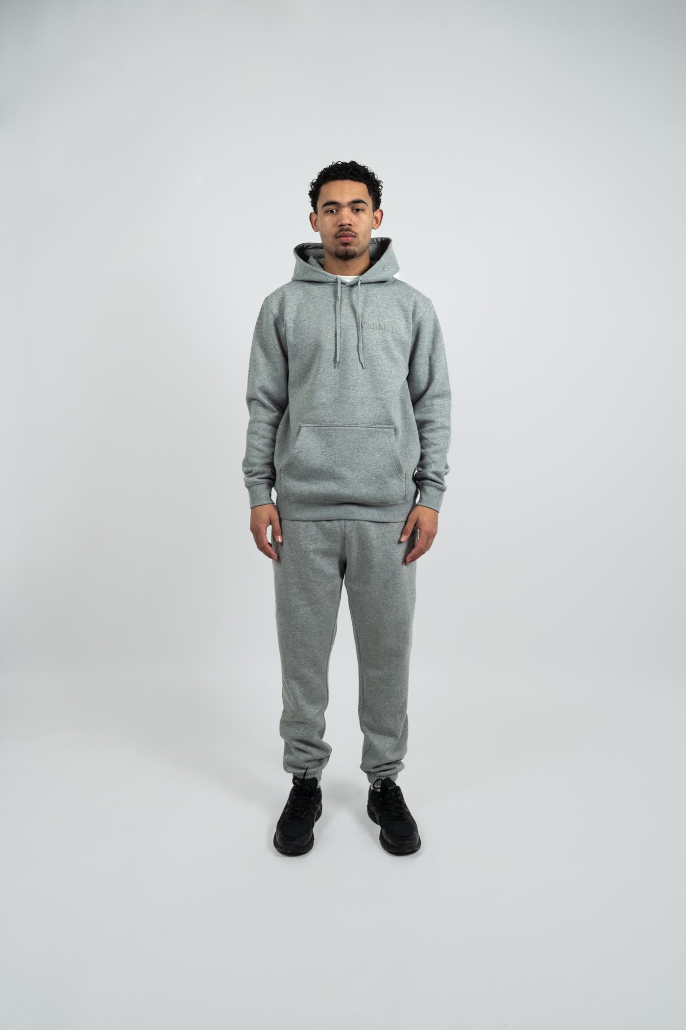 PUFF PRINT LOGO TRACKSUIT GREY
