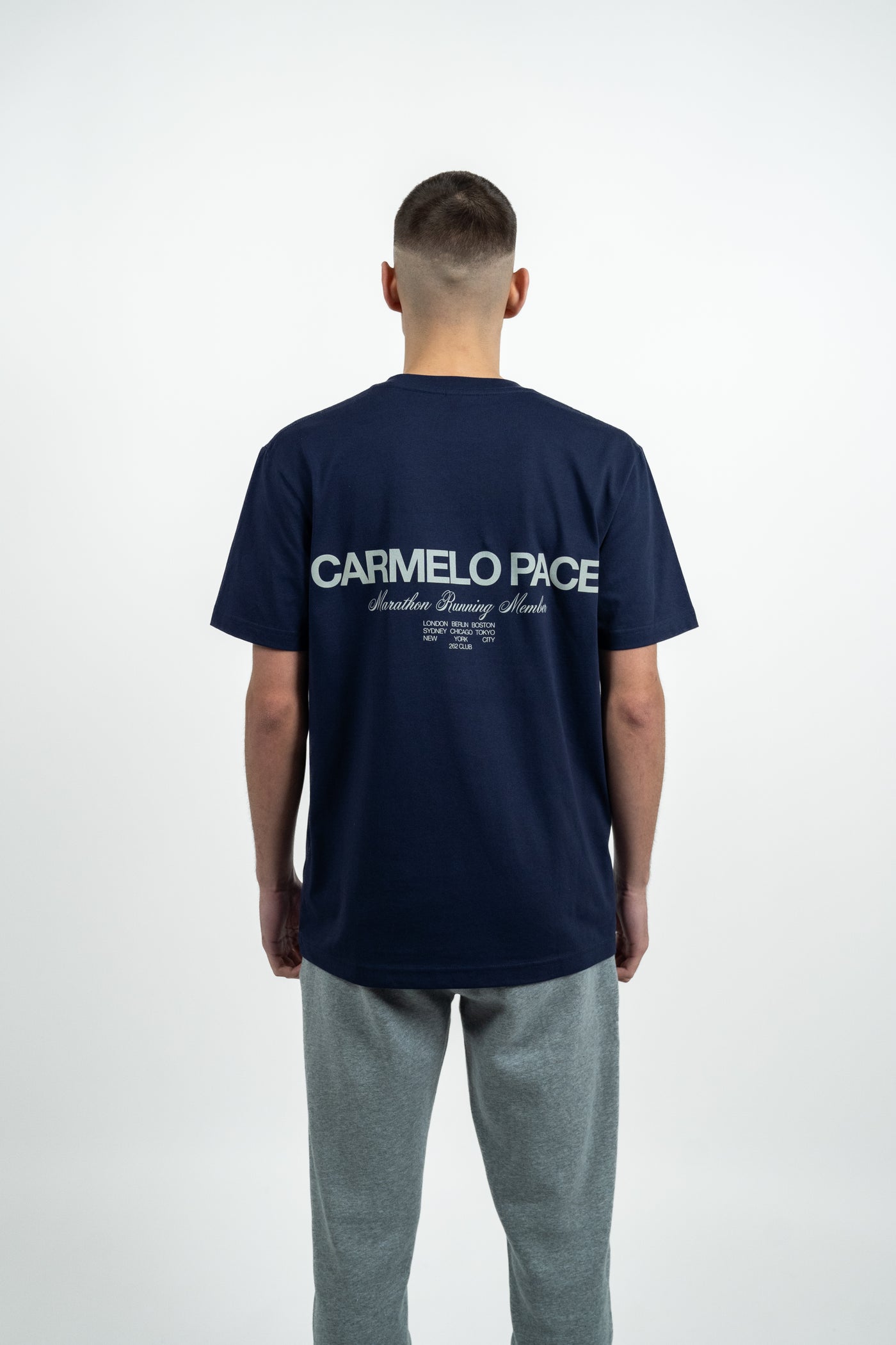 MARATHON TOUR T SHIRT NAVY
