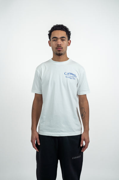 RUNNING CLUB 2.0 T SHIRT WHITE/BLUE