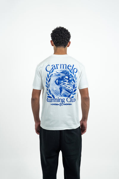 RUNNING CLUB 2.0 T SHIRT WHITE/BLUE