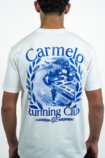 RUNNING CLUB 2.0 T SHIRT WHITE/BLUE