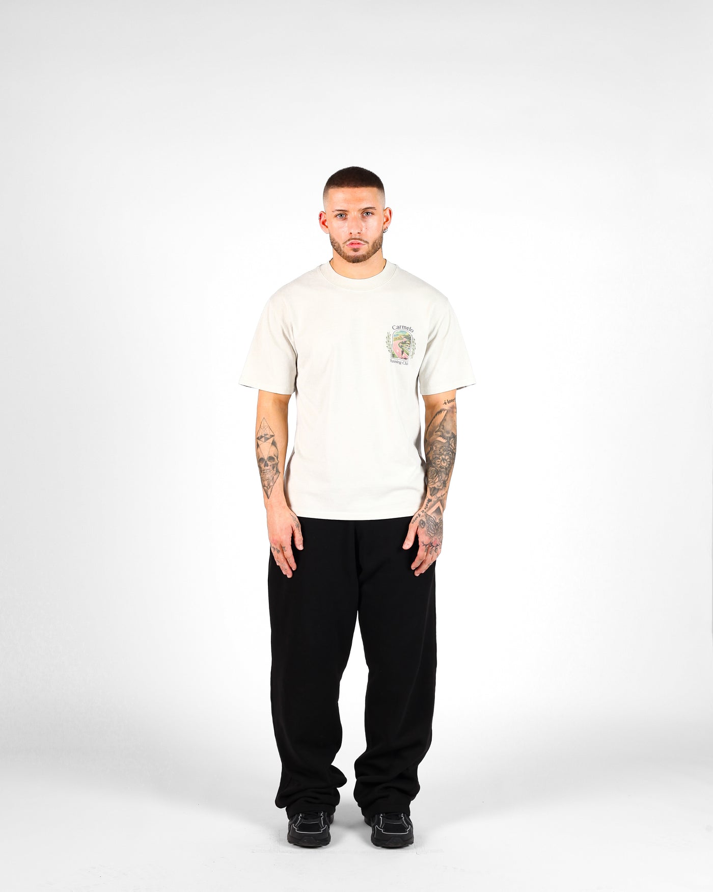 RUNNING CLUB T SHIRT BONE