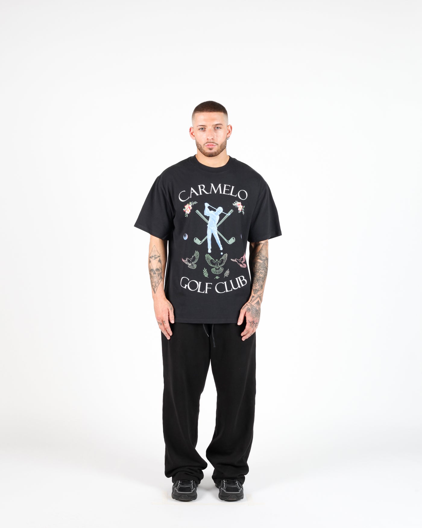 GOLF CLUB T SHIRT BLACK