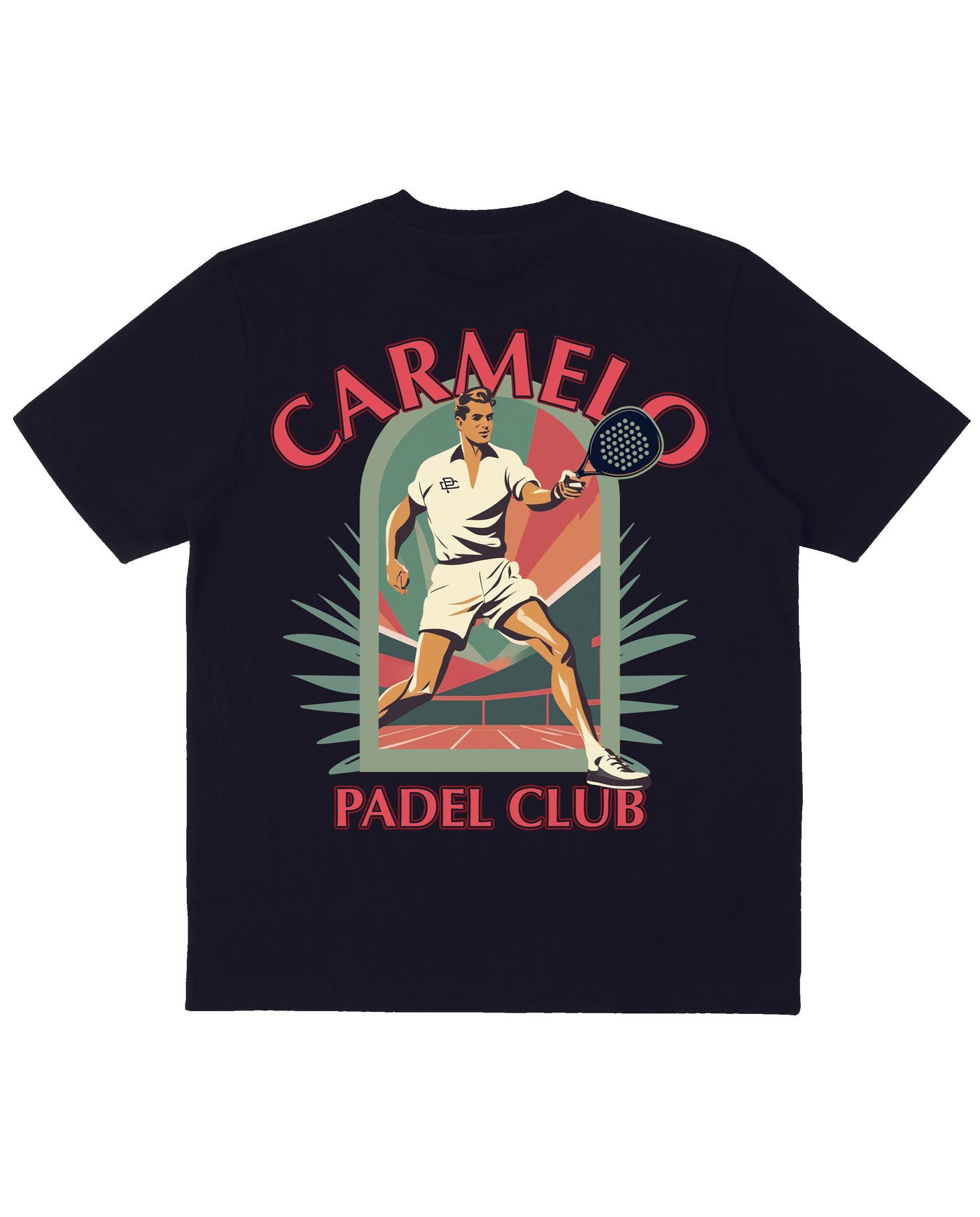 PADEL CLUB CP T SHIRT BLACK/RED