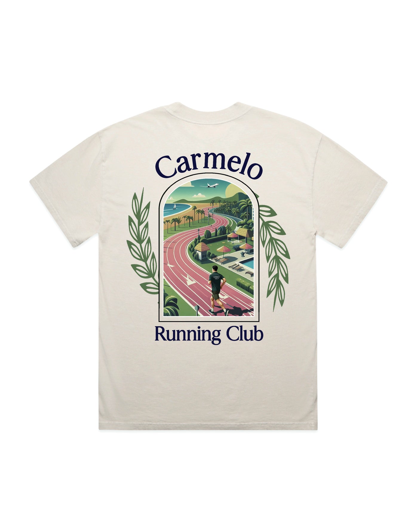 RUNNING CLUB T SHIRT BONE