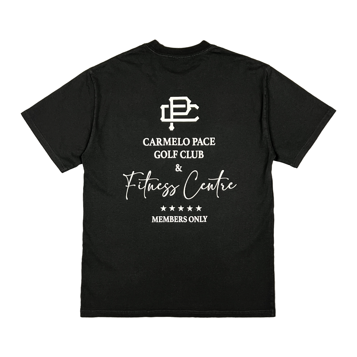 CP LOGO GOLF T SHIRT BLACK