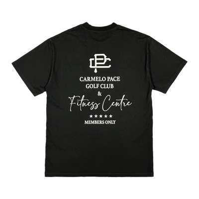 CP LOGO GOLF T SHIRT BLACK