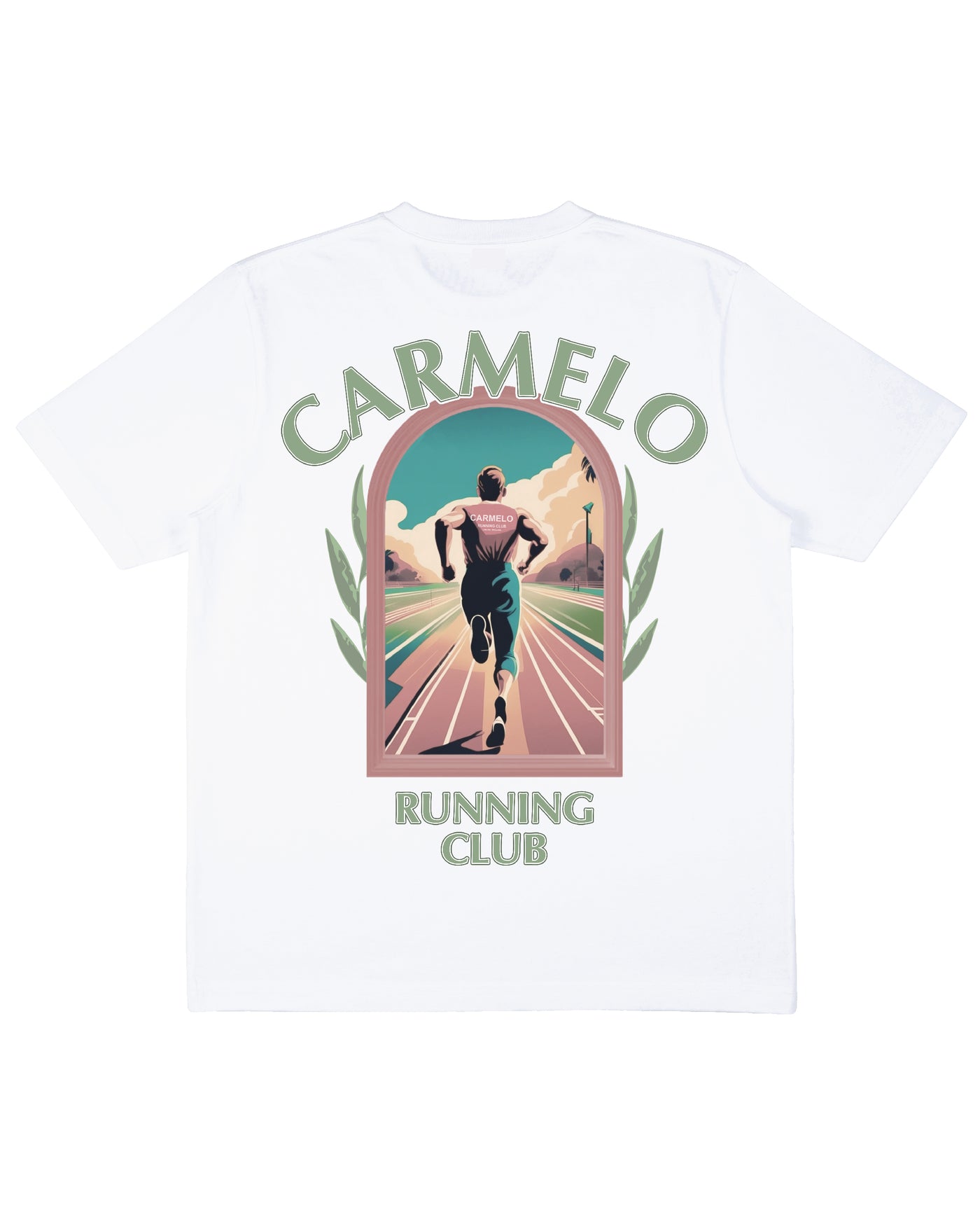 RUNNING CLUB TRACK T SHIRT WHITE